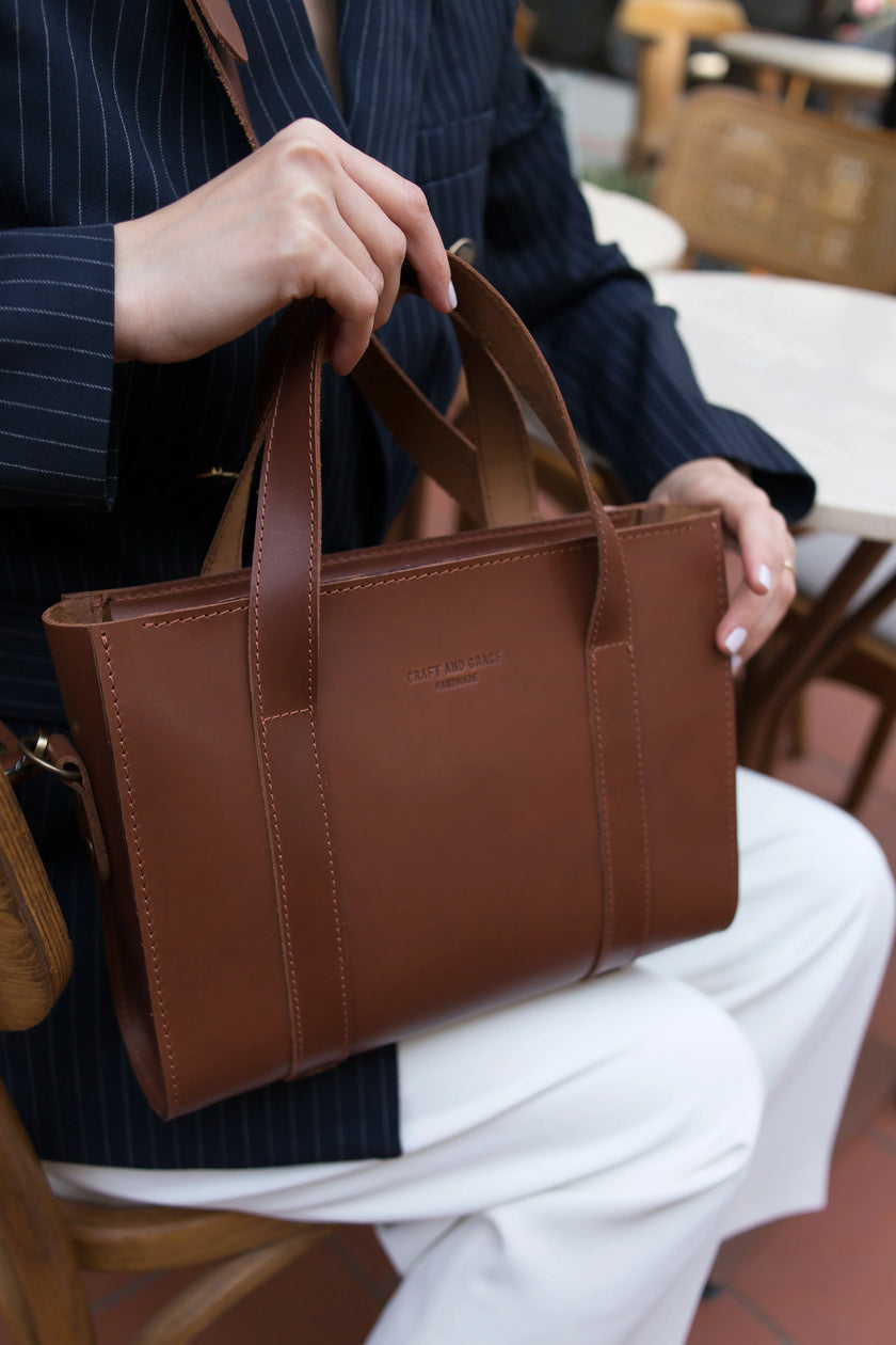 Verona Leren Tote Tas
