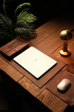 Leren Laptop Bureau en Muis Mat