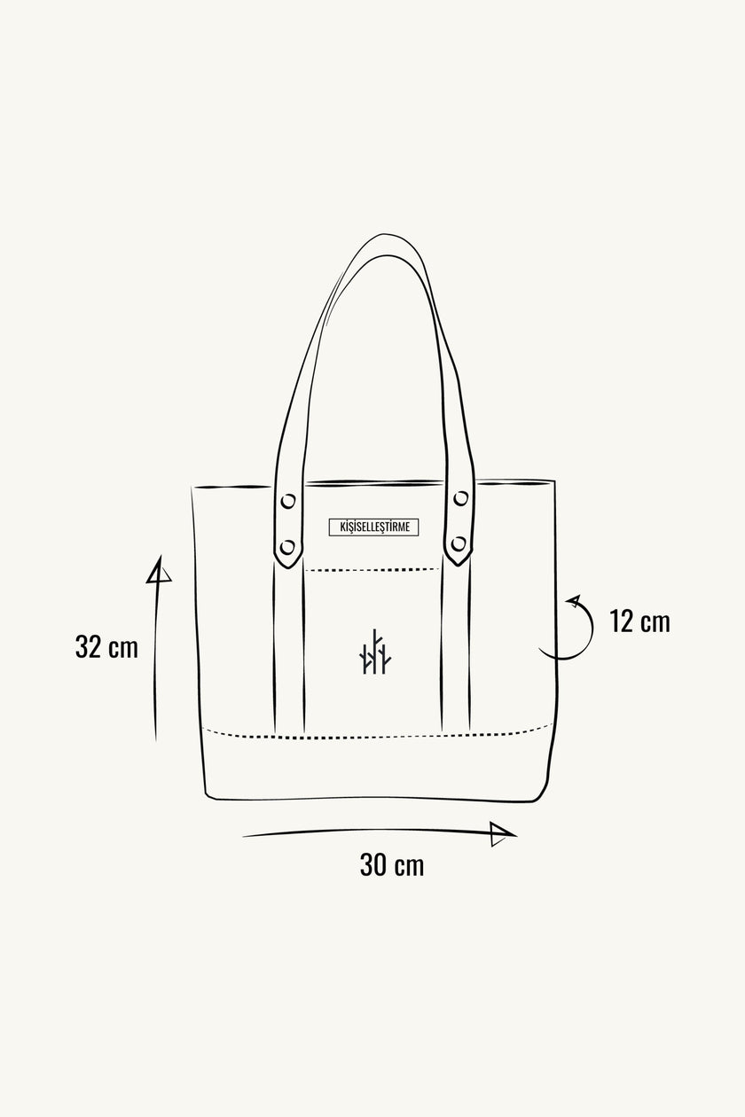 Leaf Leren Tote Tas
