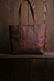 Leaf Leren Tote Tas