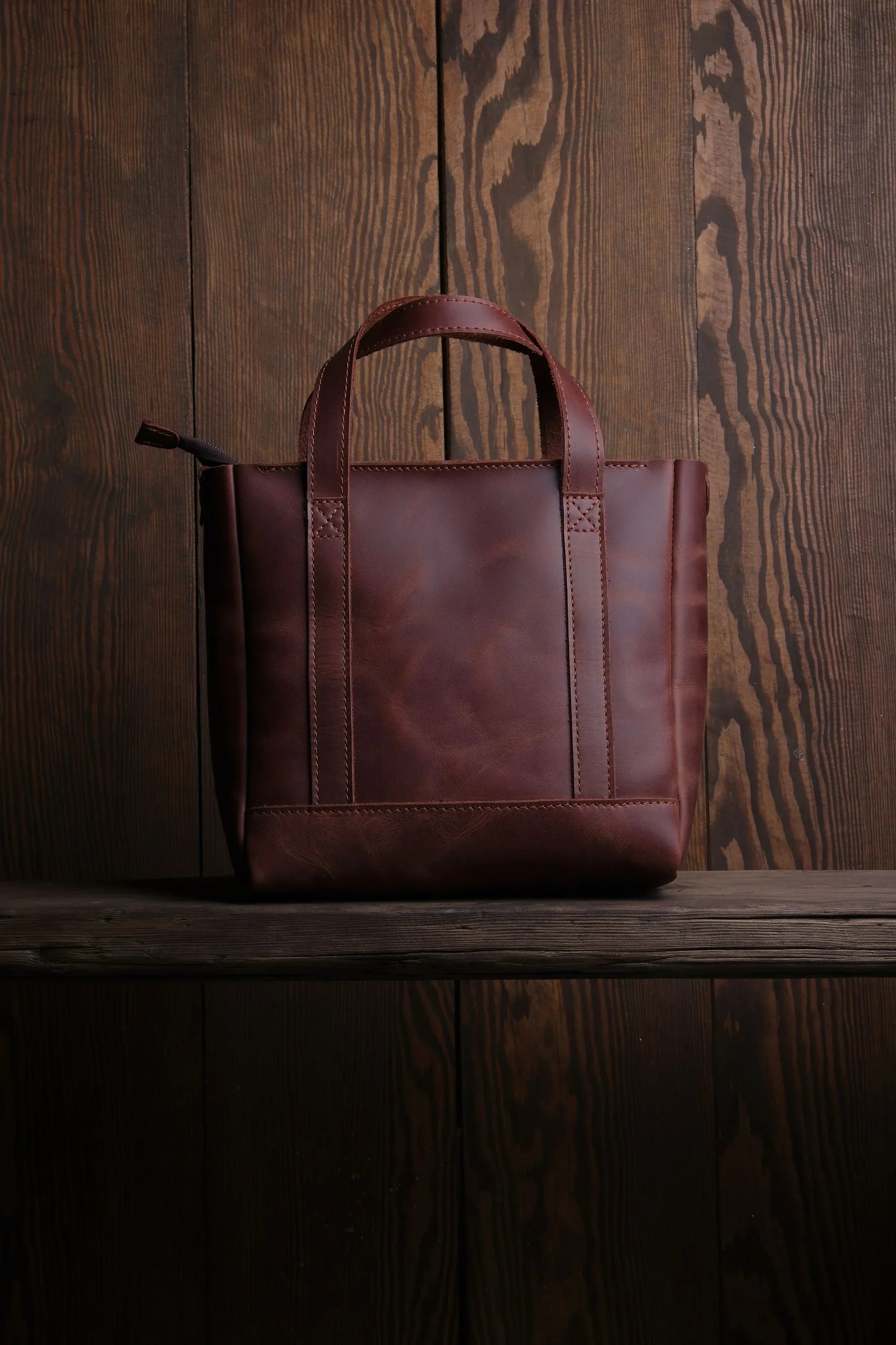 Mini Leren Tote Tas
