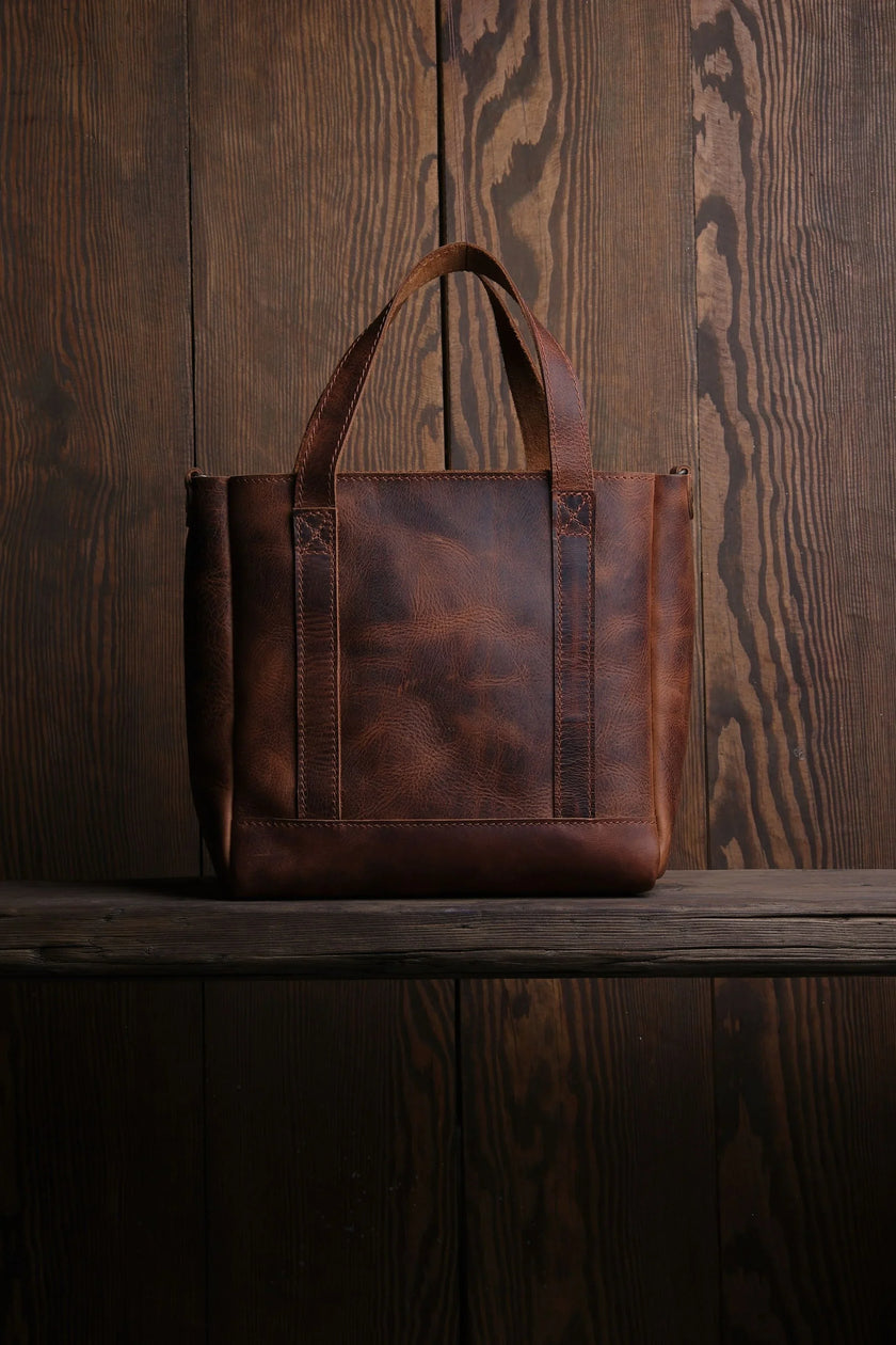 Mini Leren Tote Tas