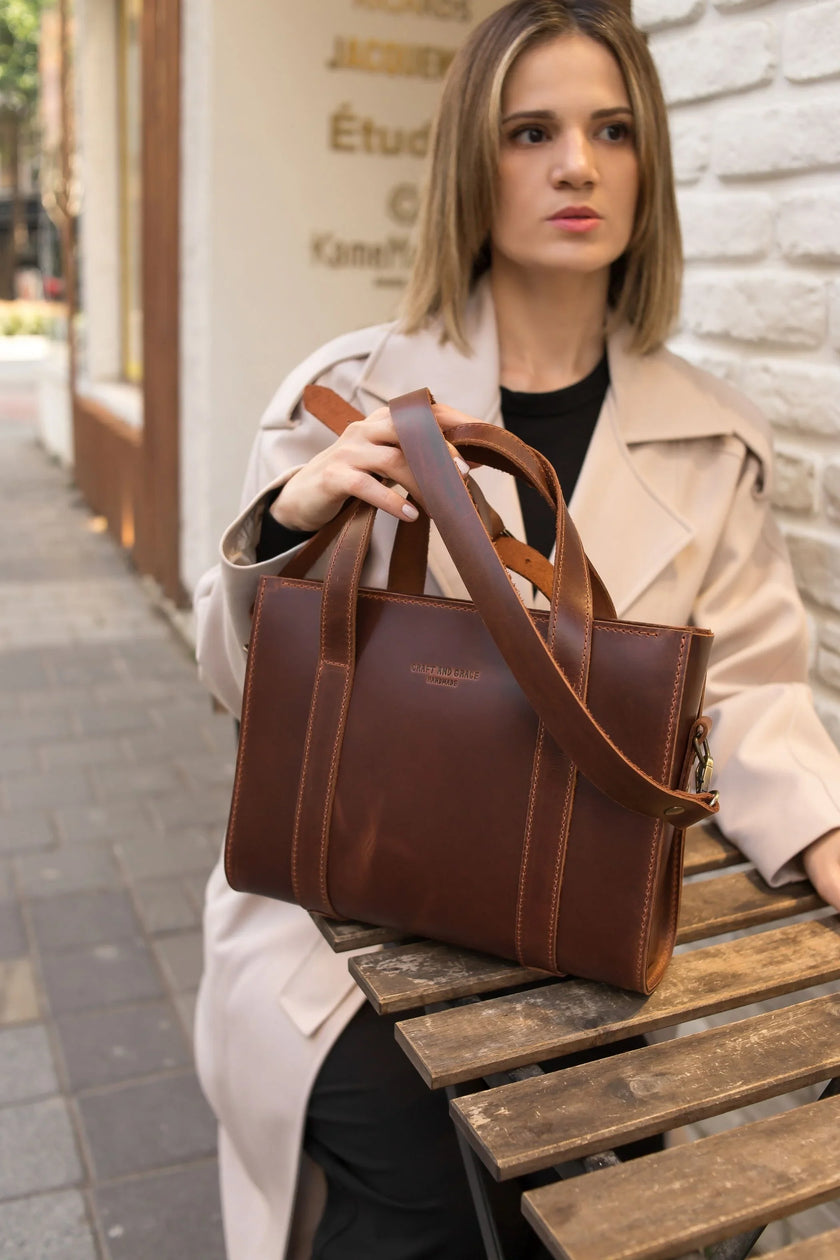 Verona Leren Tote Tas