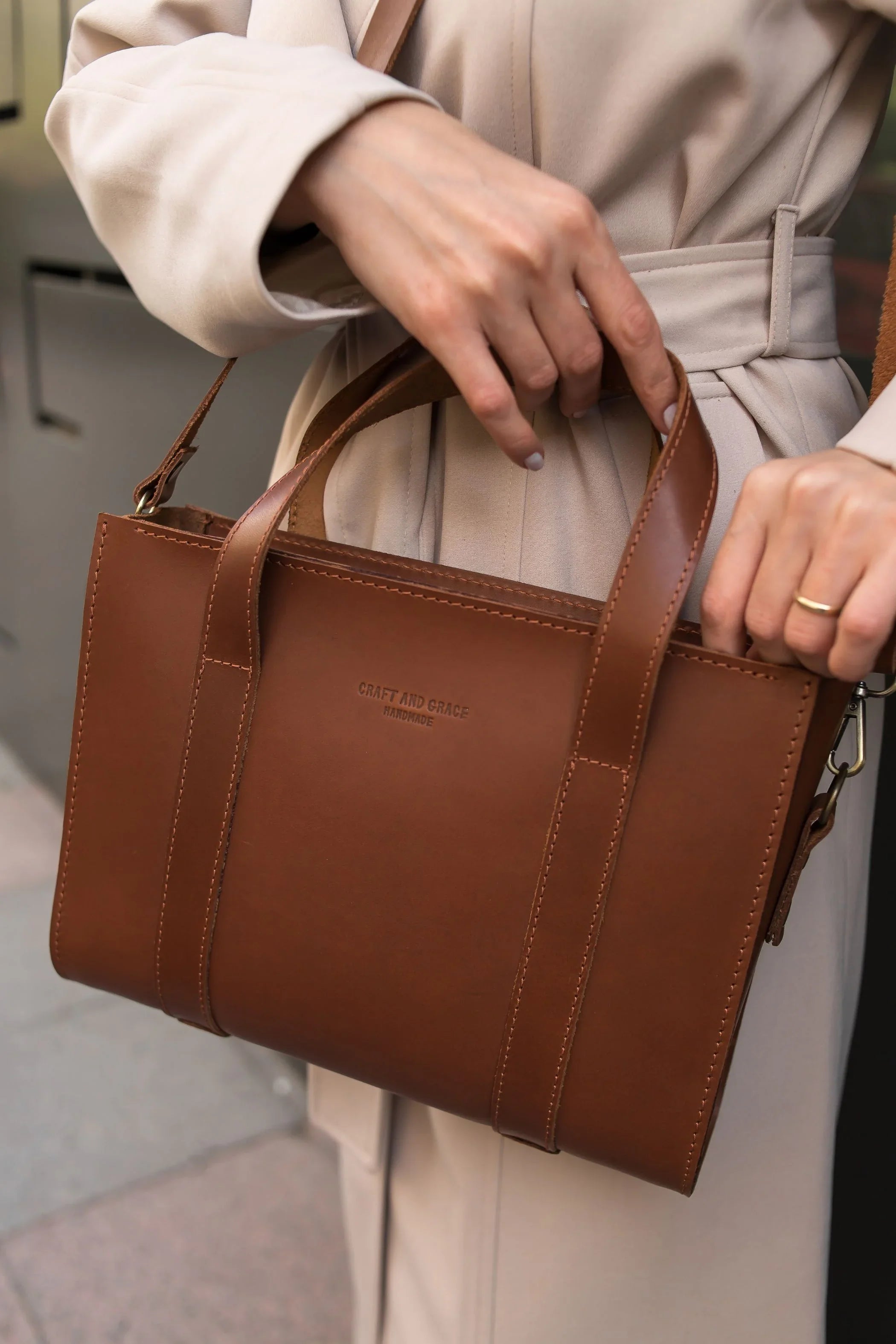 Verona Leren Tote Tas