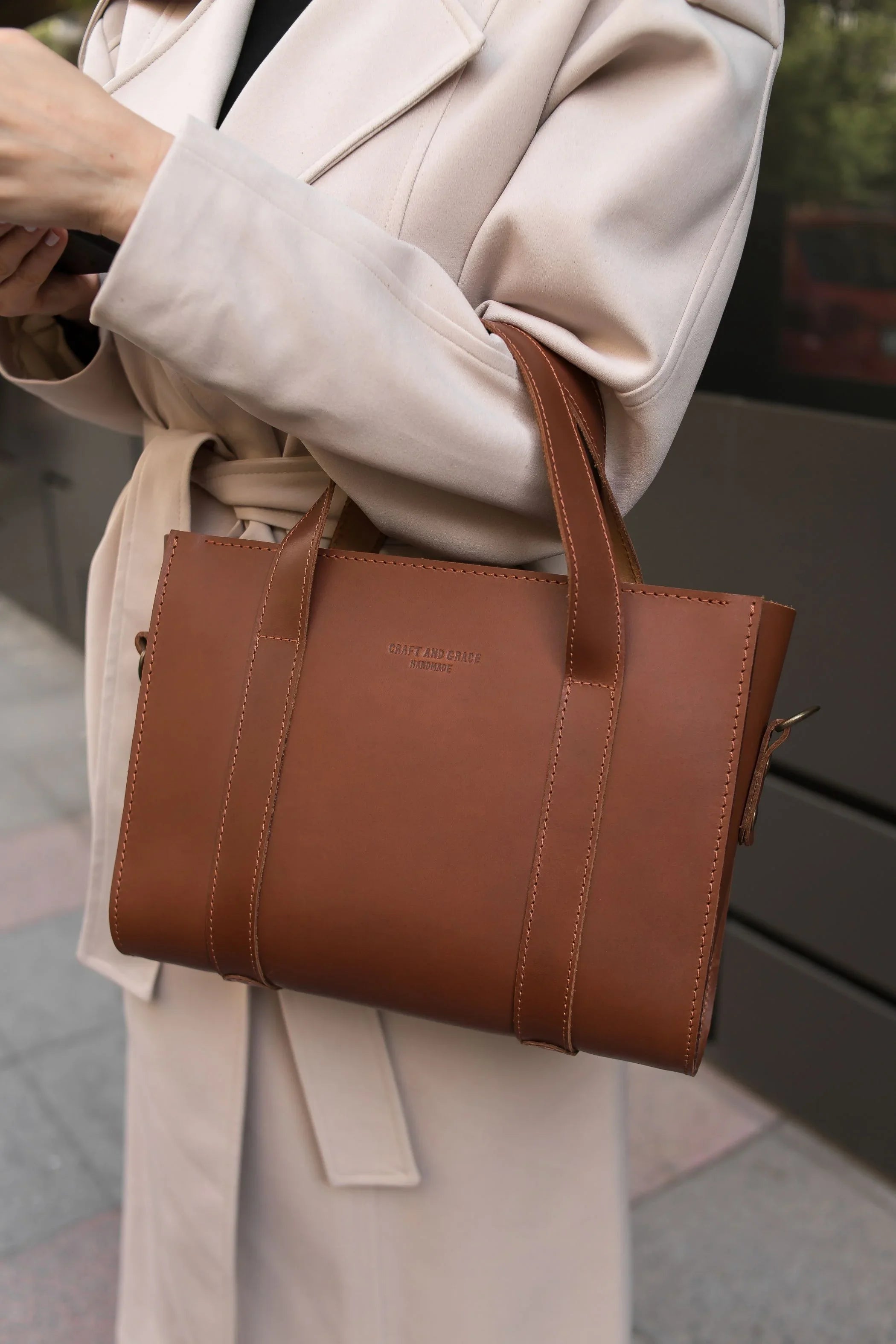 Verona Leren Tote Tas