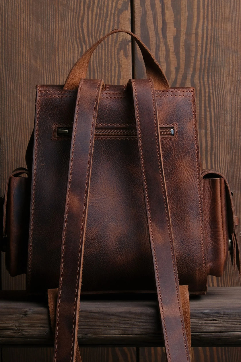 Twig Mini Leren Rugzak