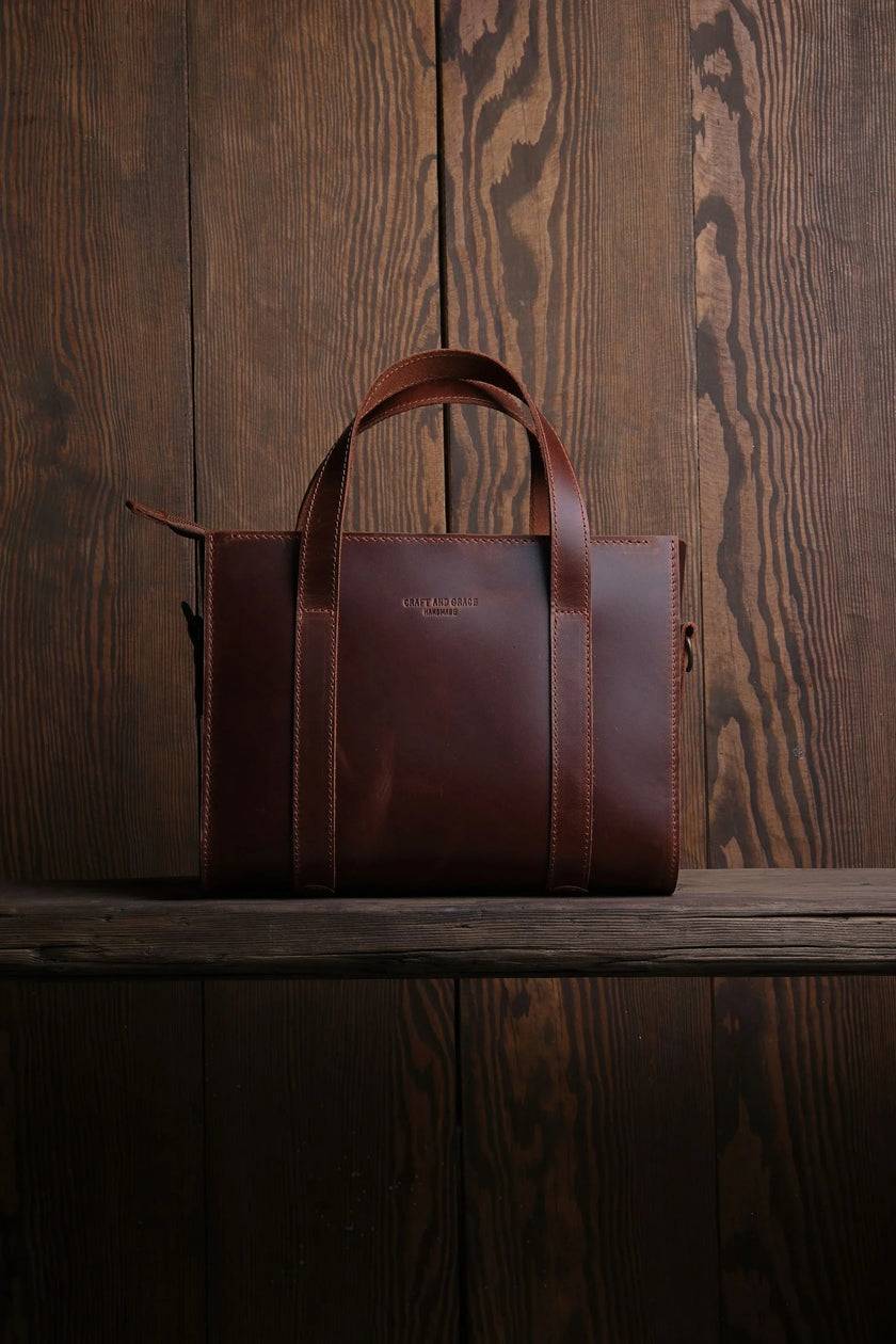 Verona Leren Tote Tas